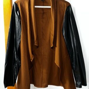Stylish Brown and Black Women's Jacket